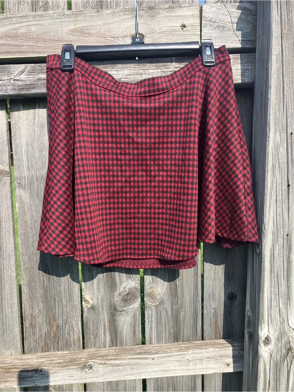 Arizona Jean Company Red and Black Mini Skirt